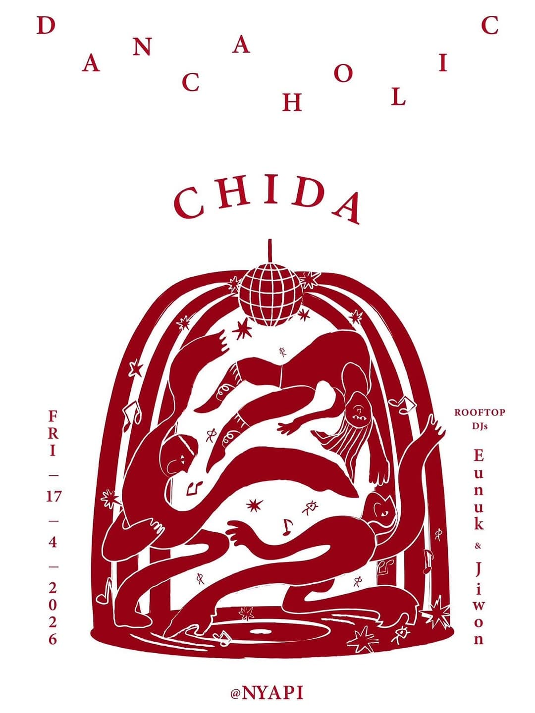 DANCAHOLIC with CHIDA (ENE Records, JPN), eunuk & jiwon