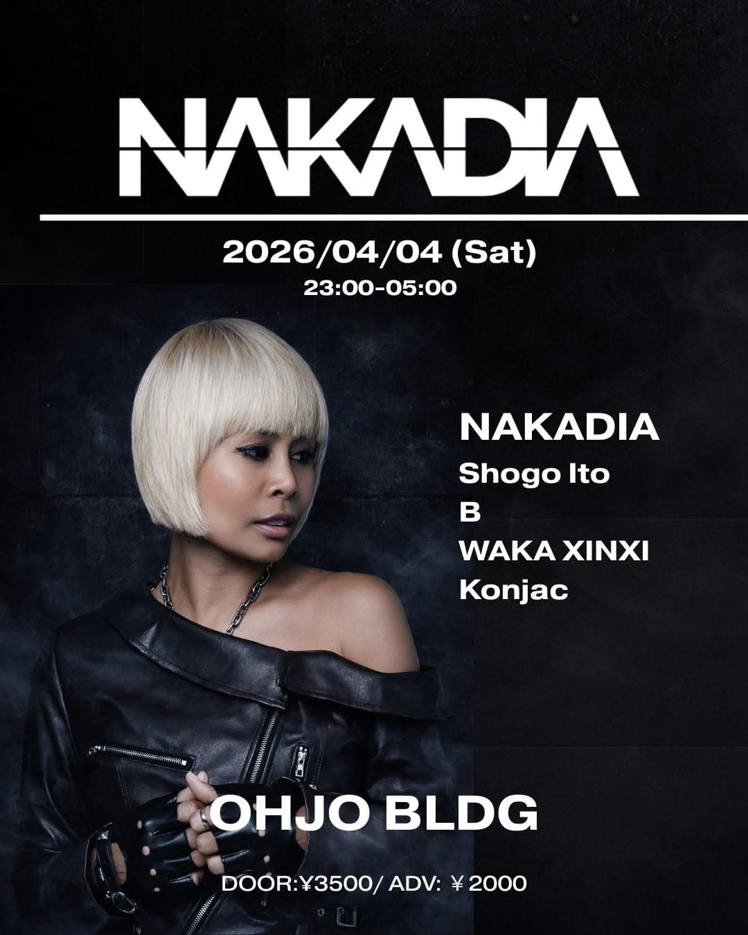 NAKADIA returns to OHJO BLDG