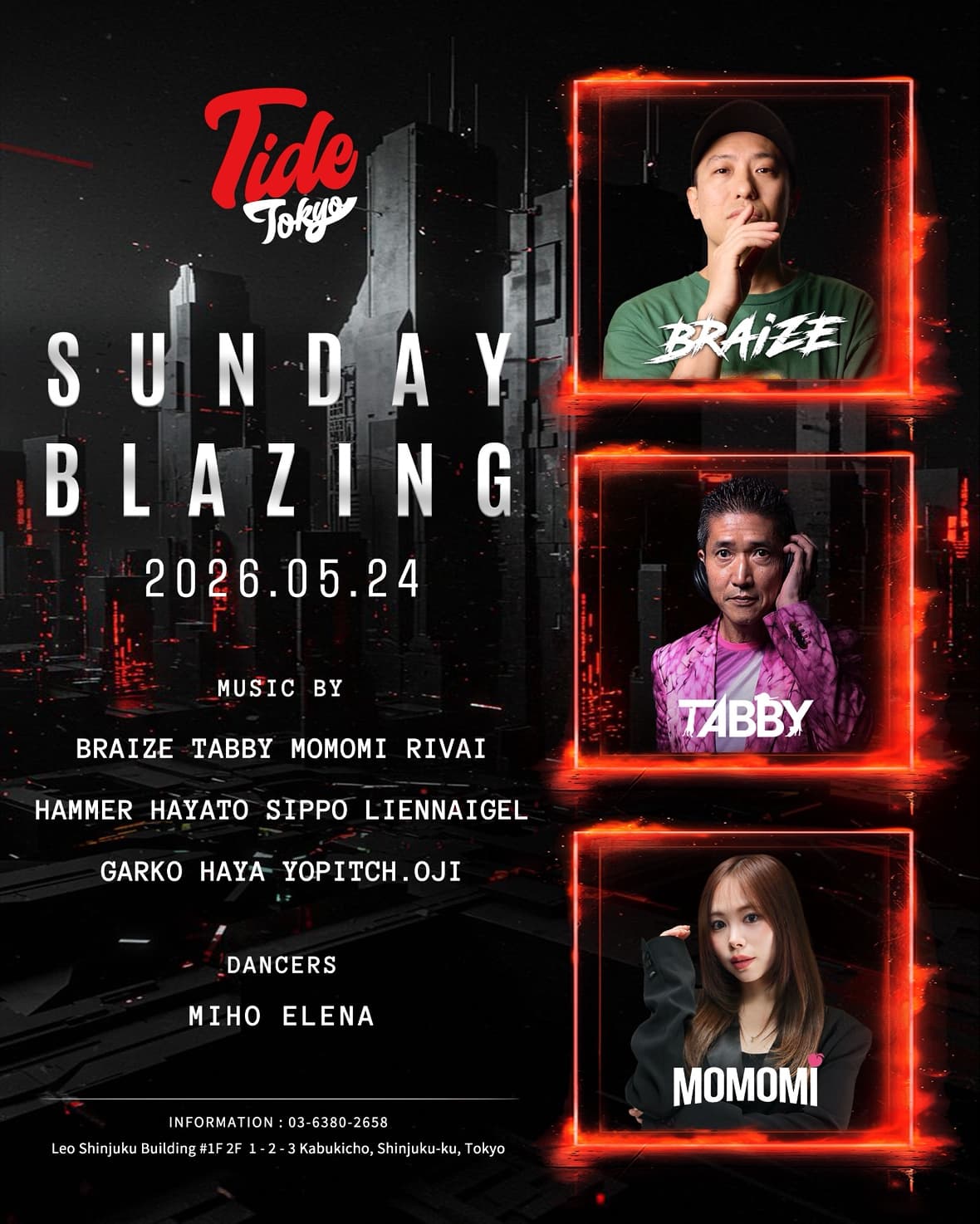 sunday blazing