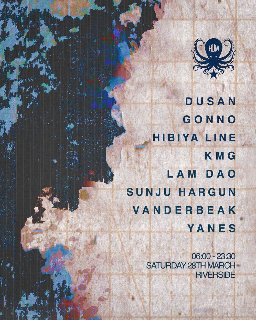 HUM Invites:Gonno,Sunju Hargun,Hibiya Line