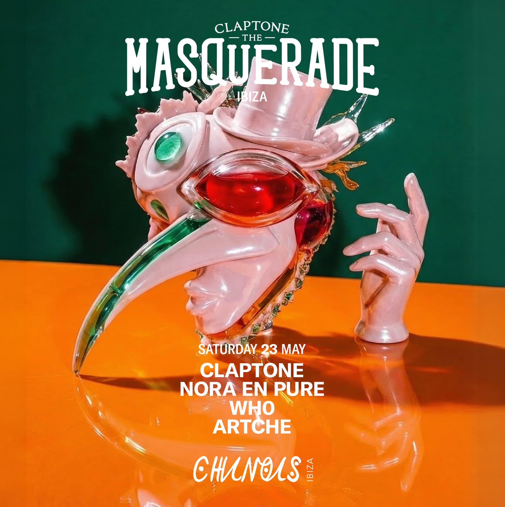 The Masquerade: Claptone, Nora En Pure, WHO, Artche