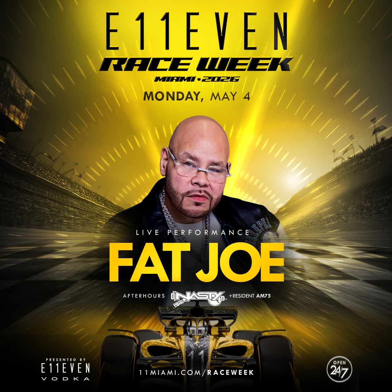 Race Week Miami at E11EVEN: Fat Joe Live