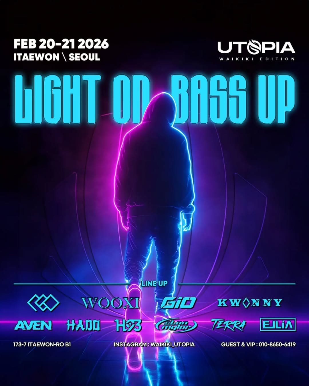 Light On · Bass Up Night