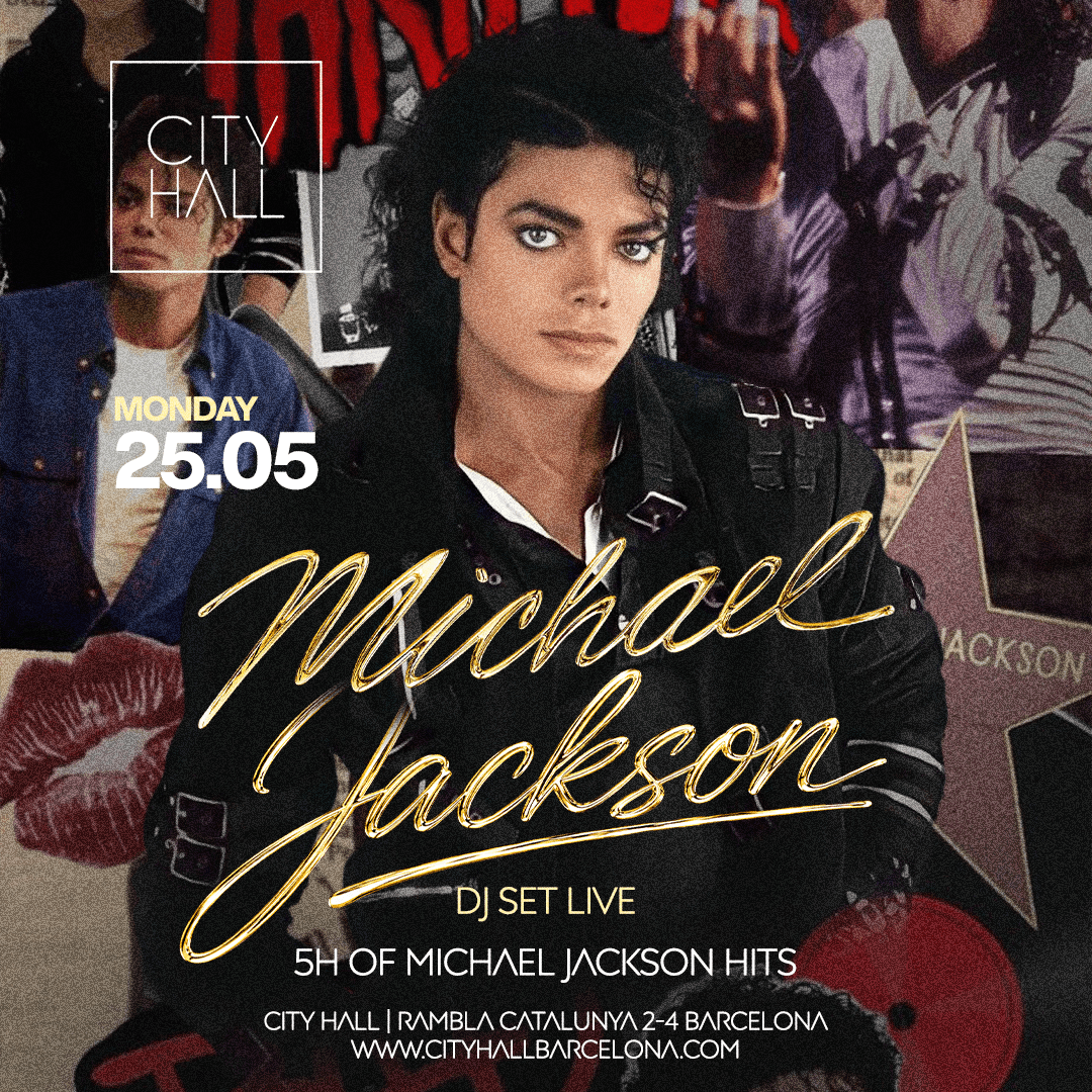TEATRO City Hall l DJ LIVE SET 5H of HITS MICHAEL JACKSON PARTY l FREE PASS