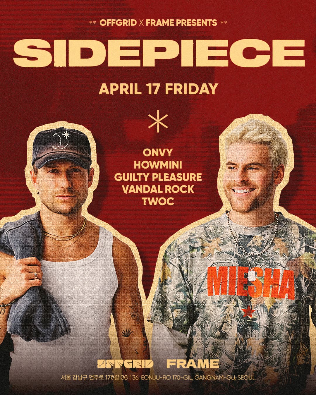 OFFGRID X FRAME presents SIDEPIECE