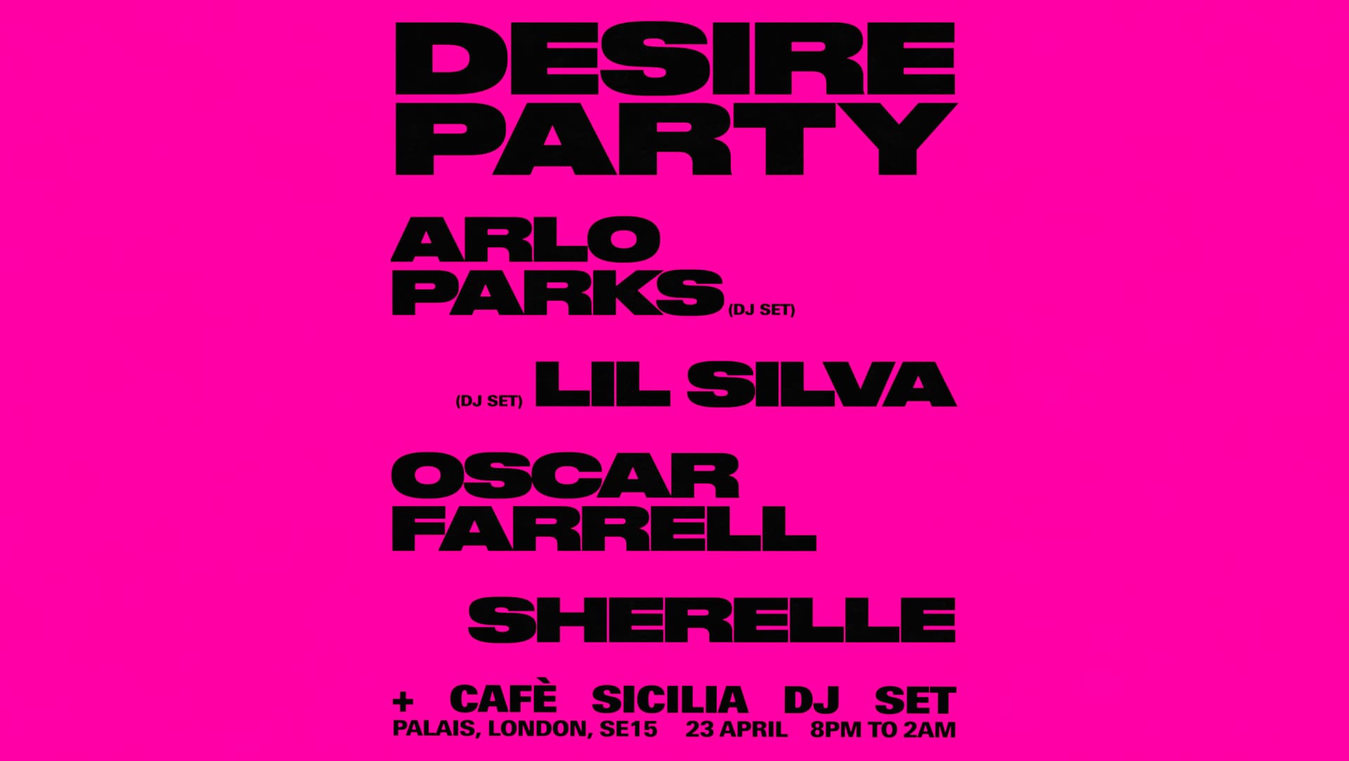 Arlo Parks - DESIRE Party