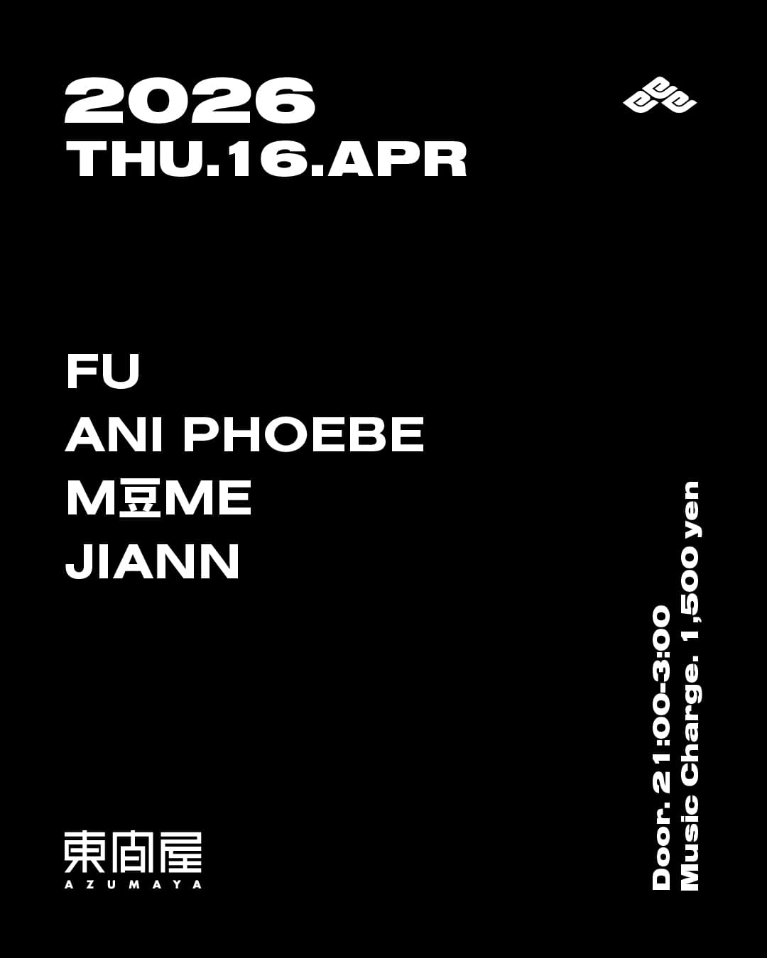 FU / ANI PHEOBE / M豆ME / JIANN