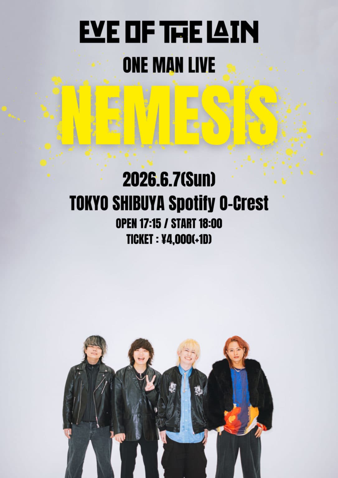 EVE OF THE LAIN ONE MAN LIVE 「NEMESIS」