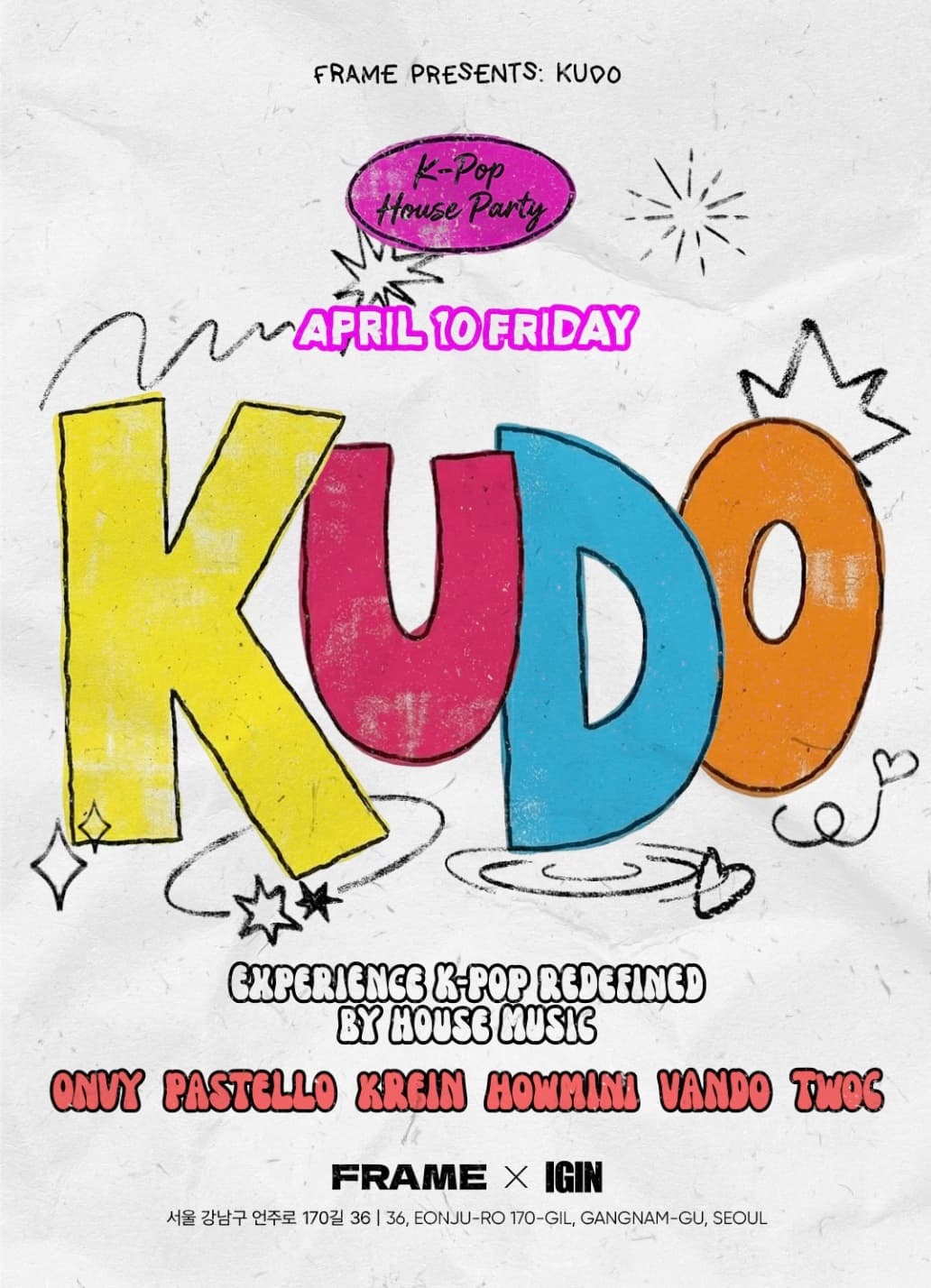 FRAME presents KUDO(구도)