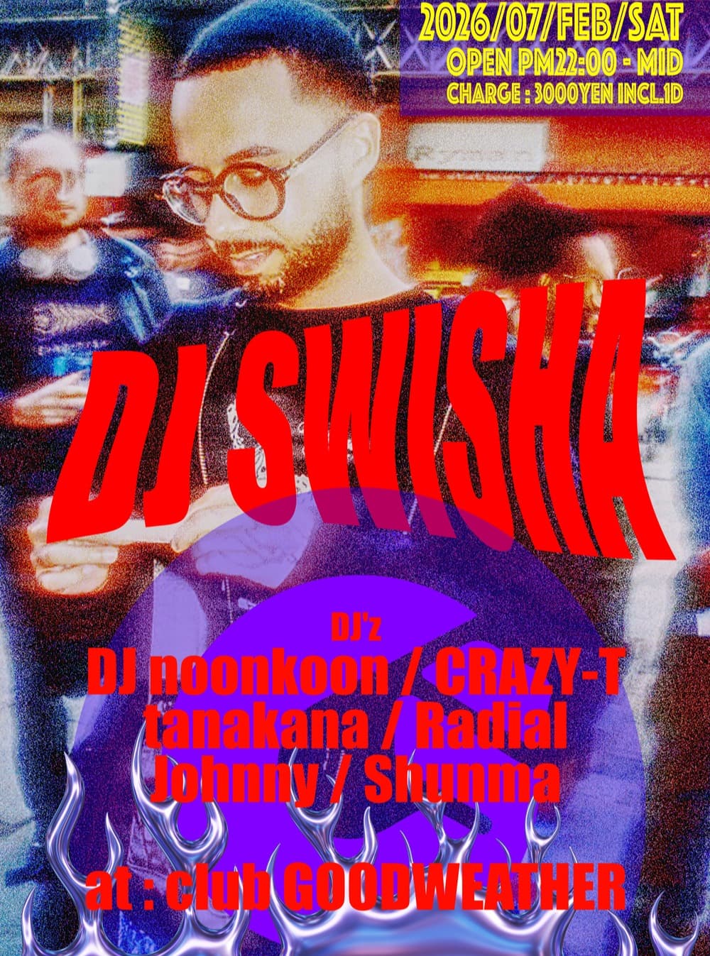 DJ SWISHA in Nagoya