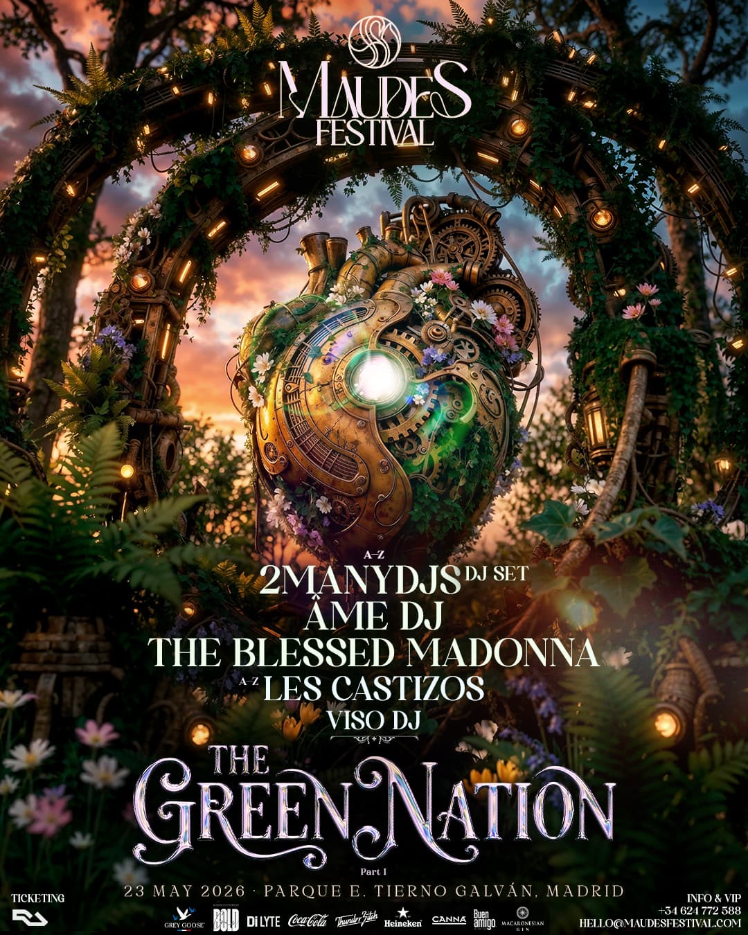 Maudes Festival 2026 The Green Nation #1: 2ManyDJs, Âme, The Blessed Madonna, Les Castizos