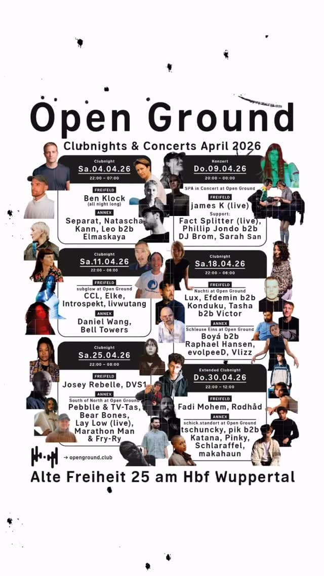 April at Open Ground