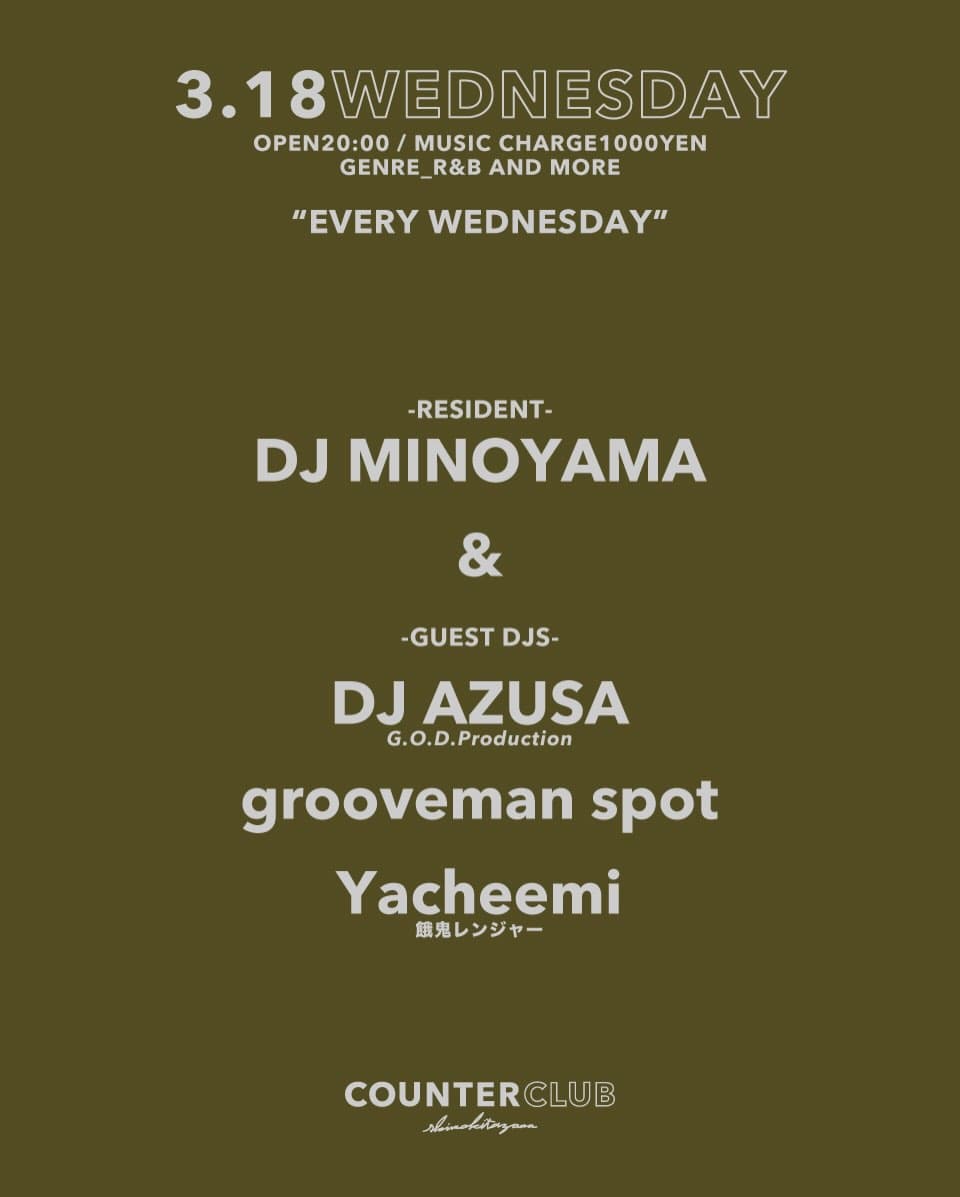EVERY WEDNESDAY