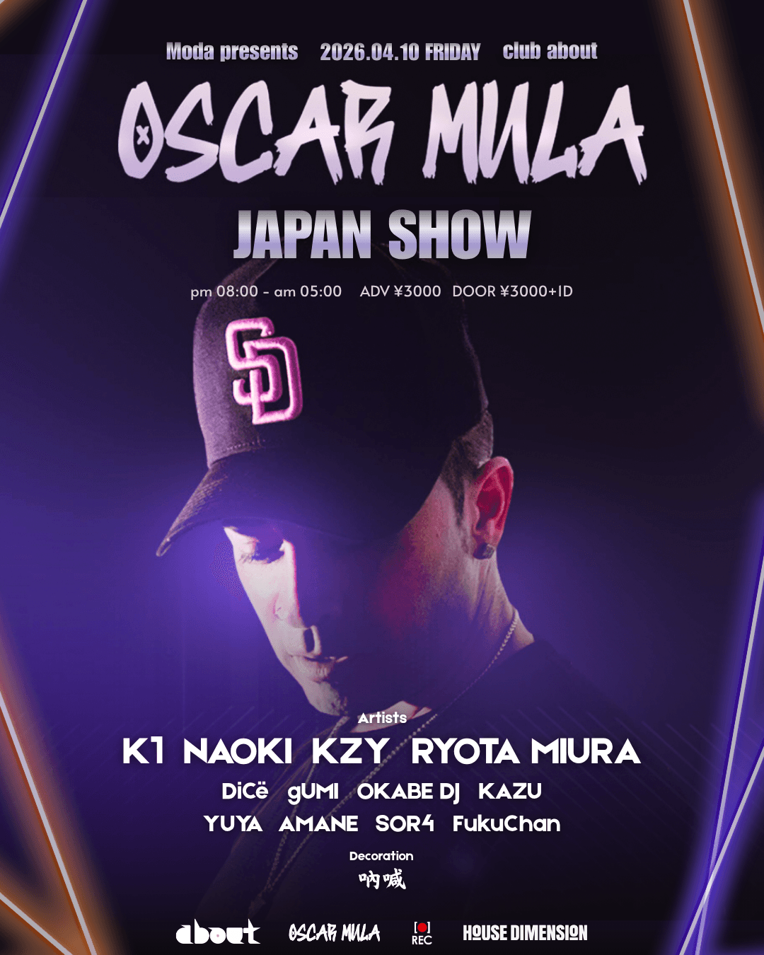 OSCAR MULA - JAPAN SHOW-