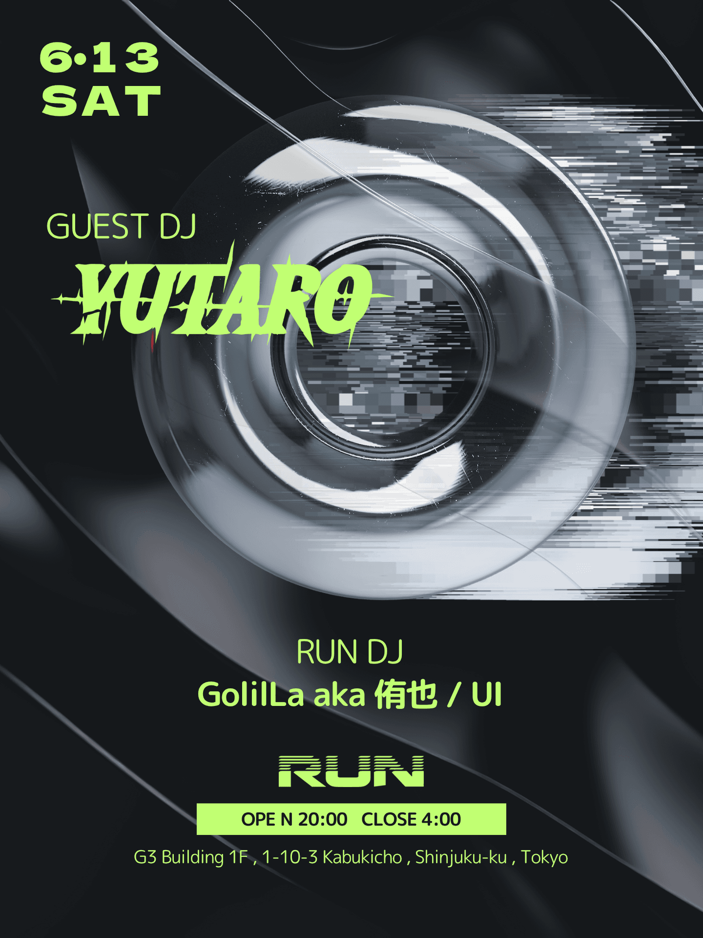 RUN - DJ YUTARO