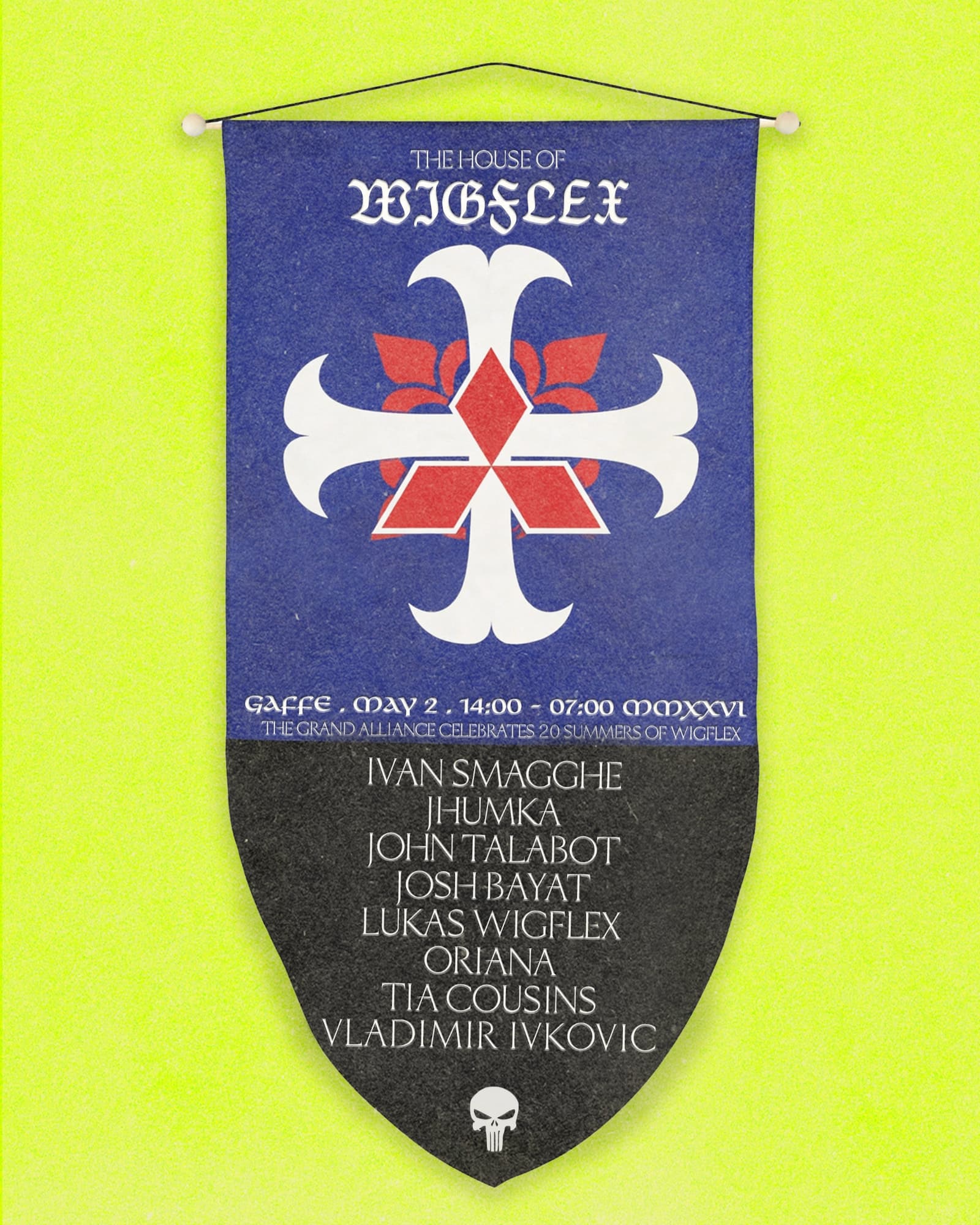 Wigflex 20 Years x pressure control: John Talabot, Ivan Smagghe, Lukas Wigflex + more