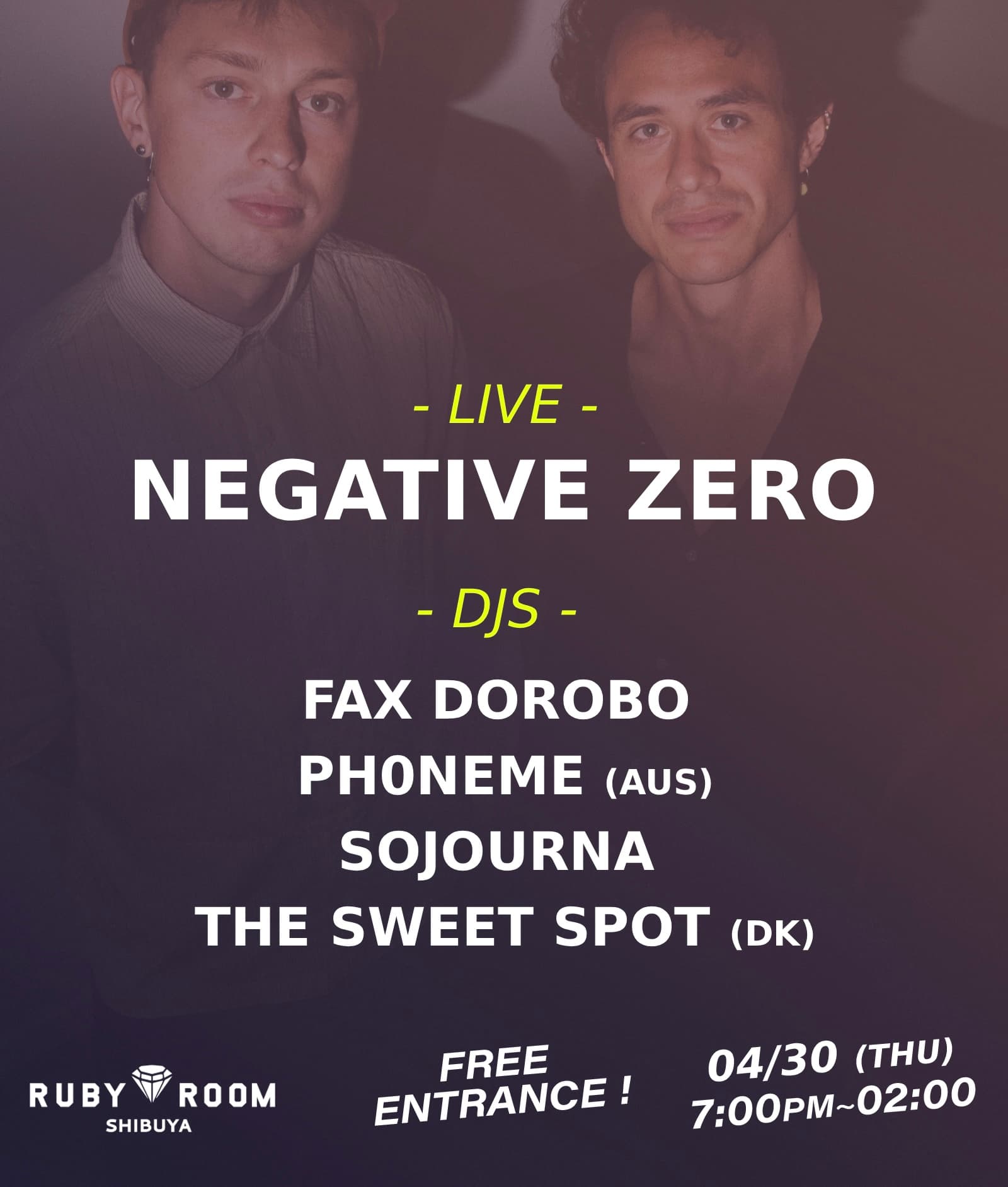 THE SWEET SPOT, Ph0neme & Live Acts! Free Party