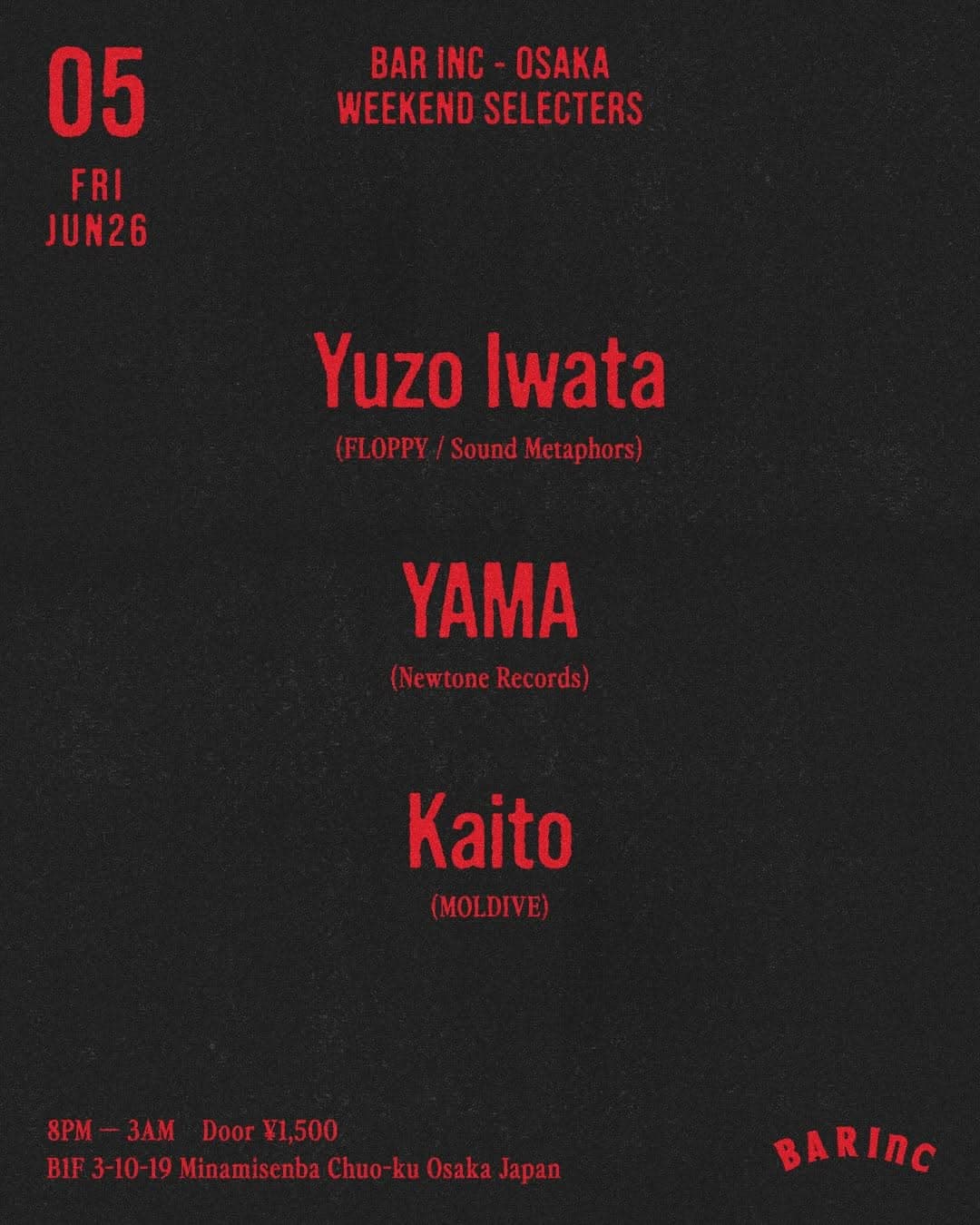 WEEKDAY ORDERS