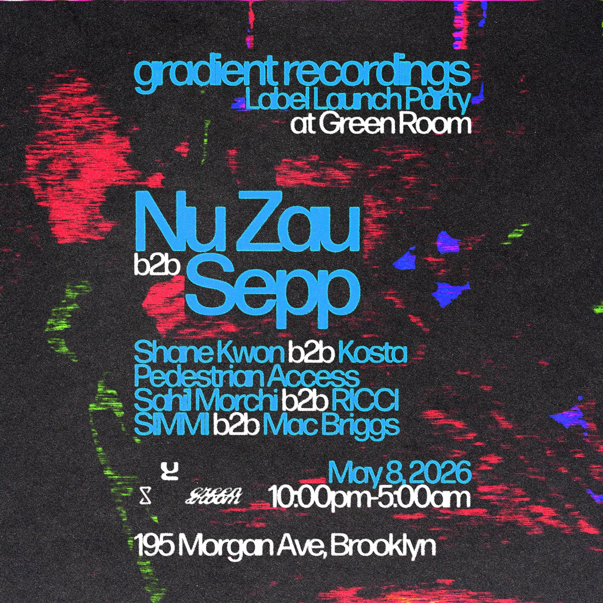 Gradient Recordings Label Launch Party: Nu Zau b2b Sepp