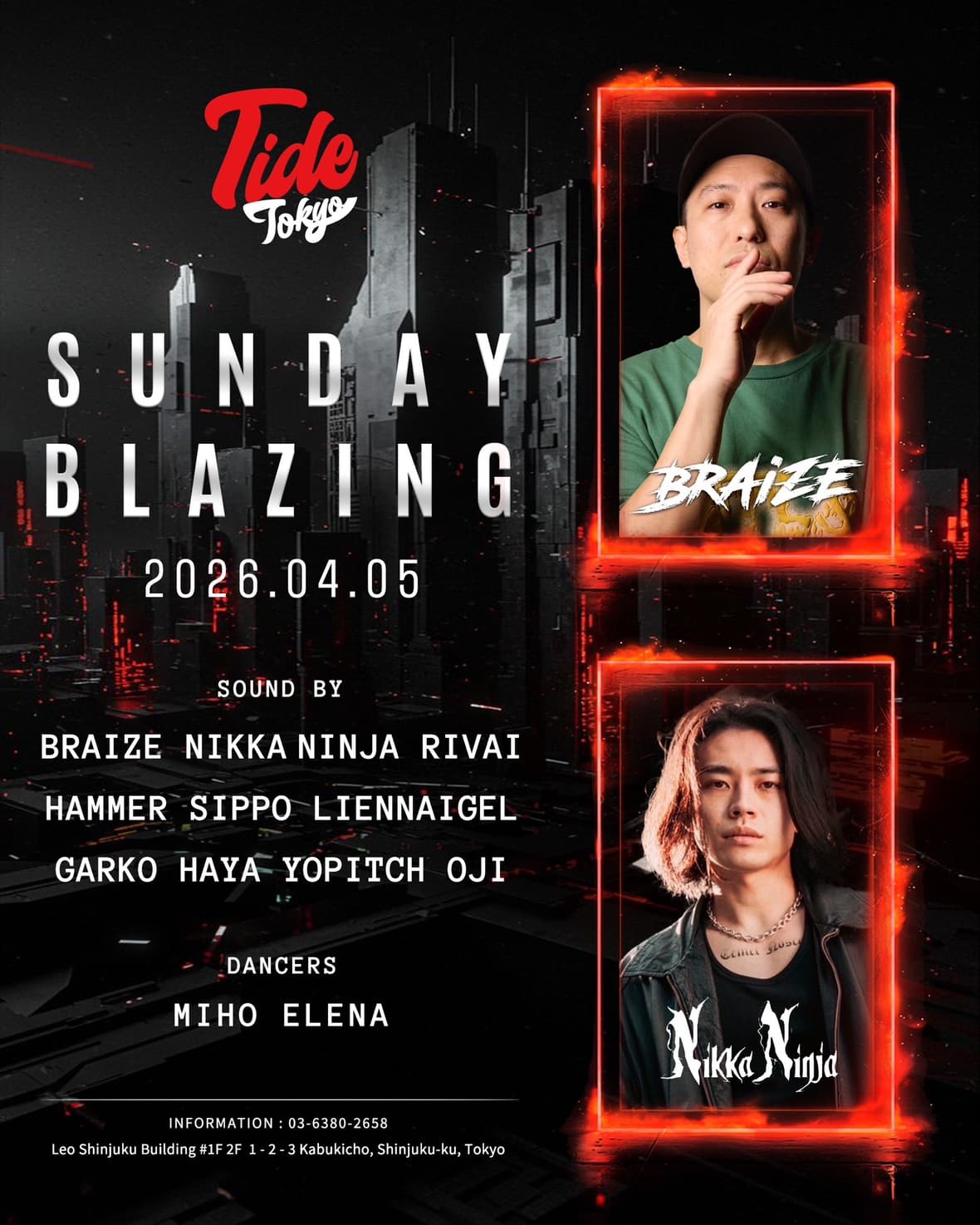 sunday blazing