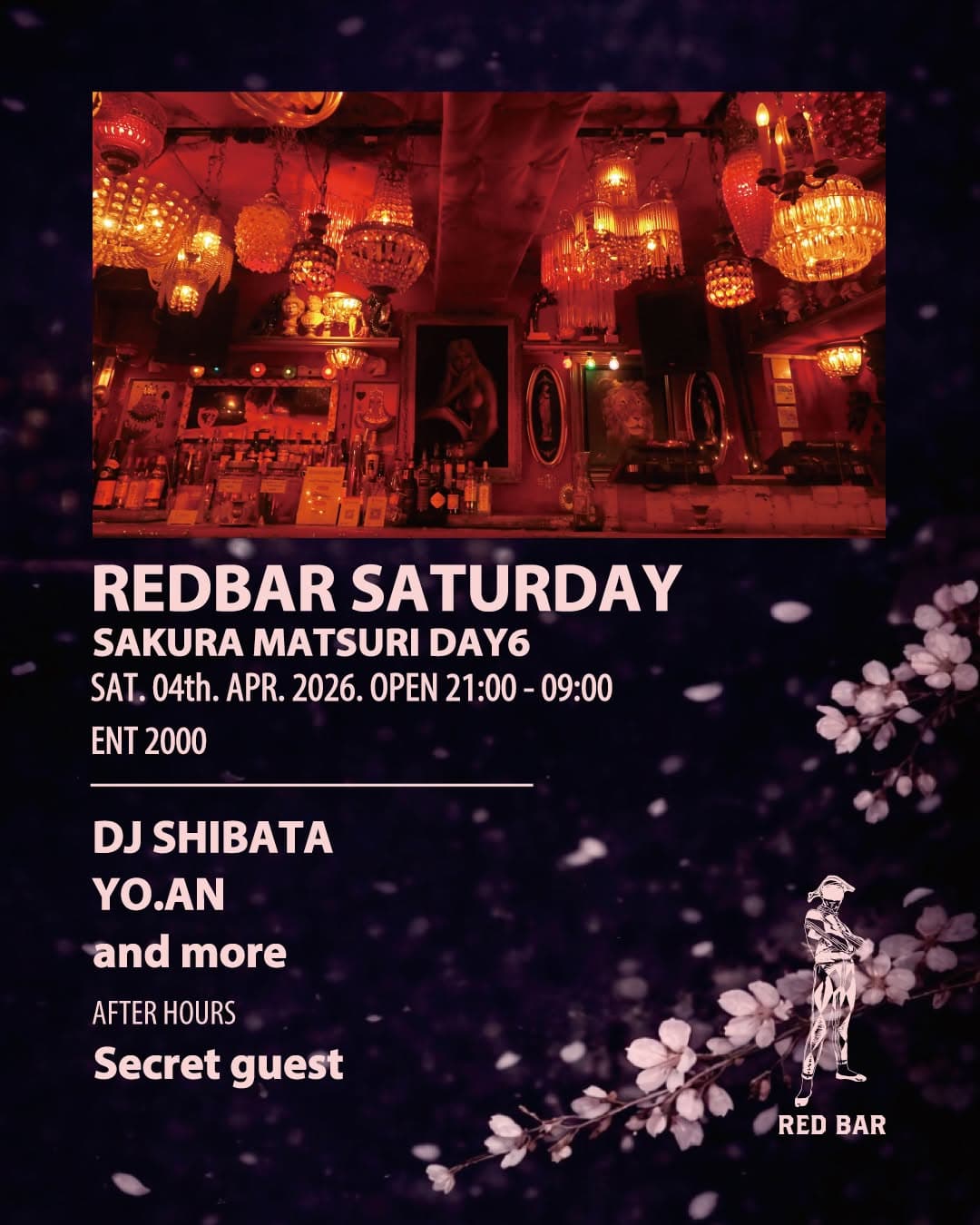 REDBAR FRIDAY 'SAKURA MATSURI DAY5'