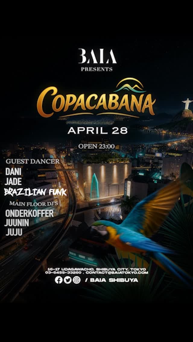 BAIA presents COPACABANA