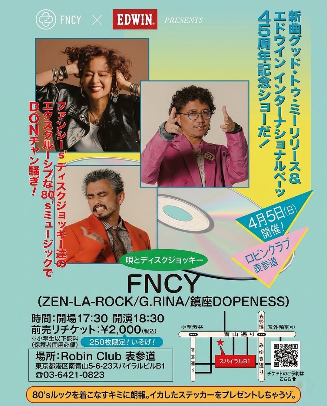 FNCY 'GOOD 2 ME' Release & EDWIN 'INTERNATIONAL BASIC' 45th Anniversary Party