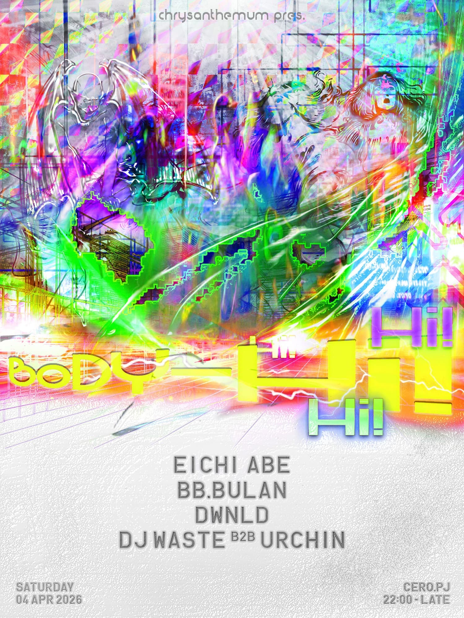 Chrysanthemum presents: BODY-Hi