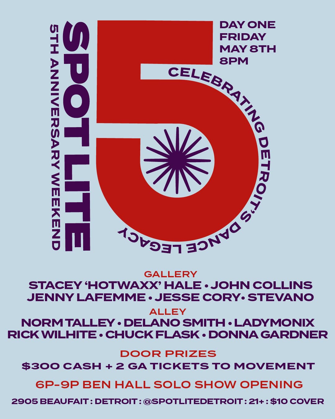 SPOT LITE 5TH ANNIVERSARY WEEKEND