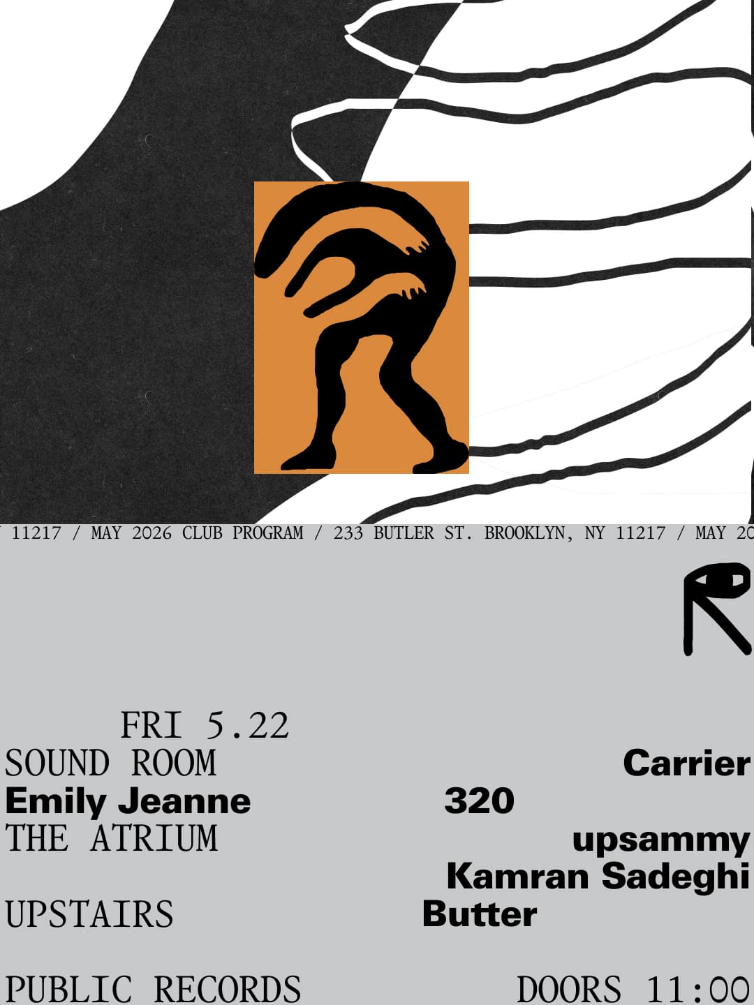 Carrier, Emily Jeanne, 320 / upsammy, Kamran Sadeghi / Butter