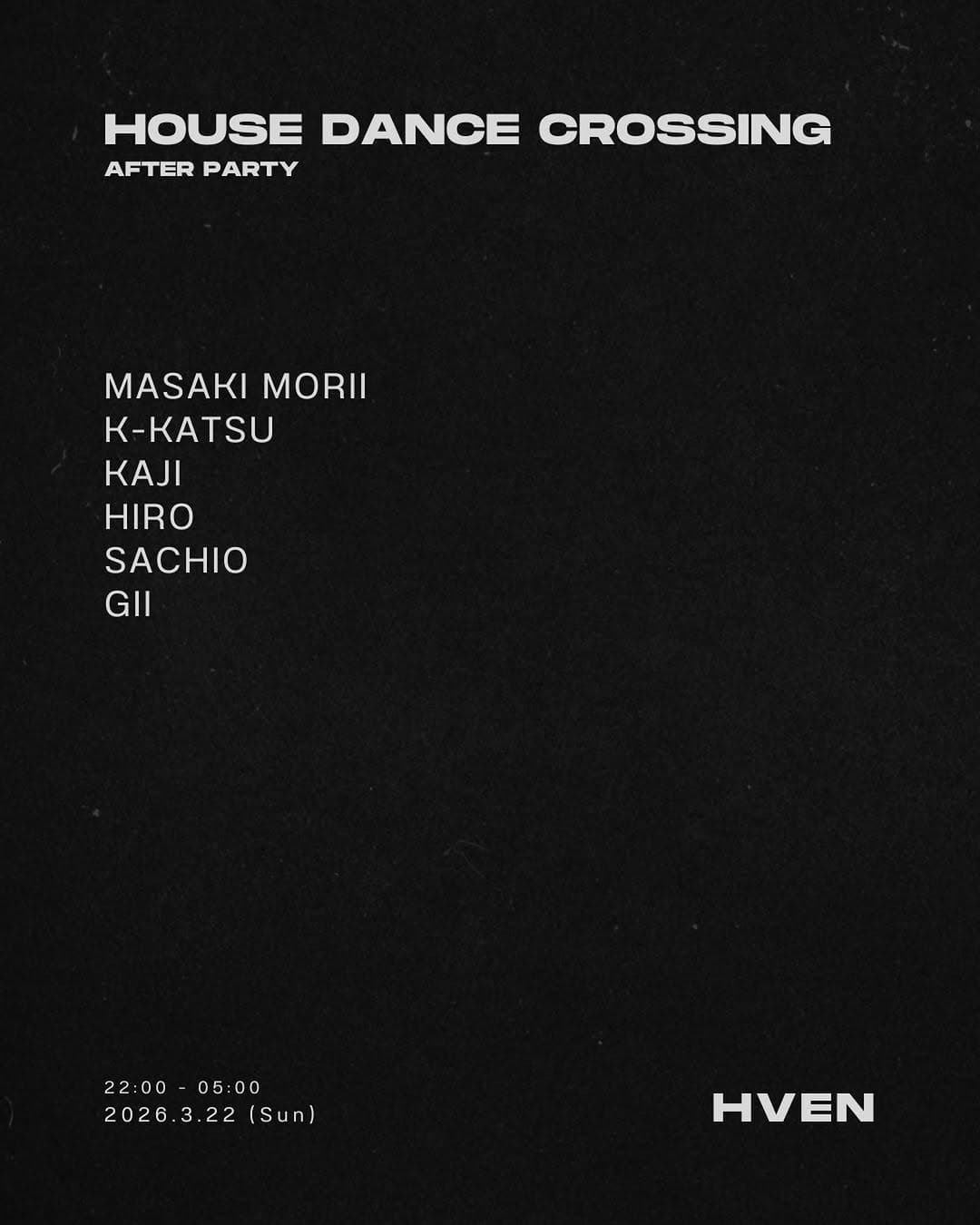 House Dance Crossing After Party